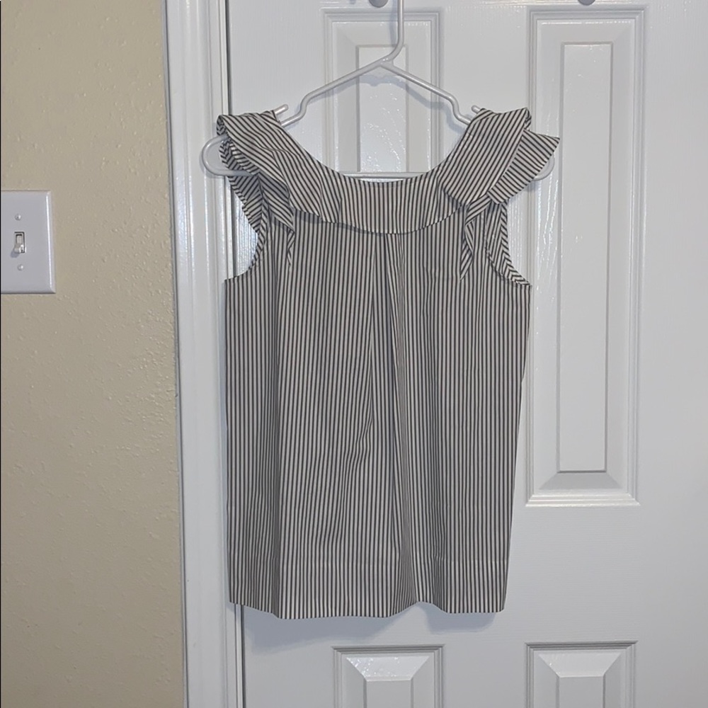 JCrew Women's Striped Work Blouse